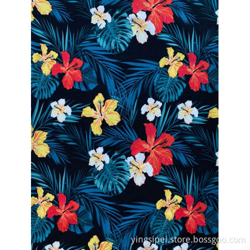 Good Quality Stock Lot Rayon/Viscose Woven Printed Fabric